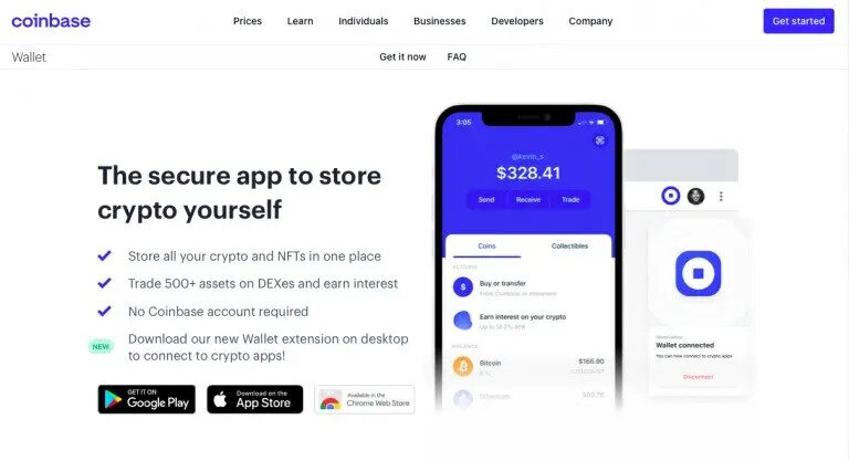 Coinbase Homepage