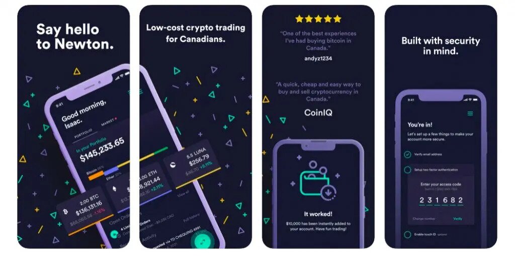 Newton Exchange on iPhone