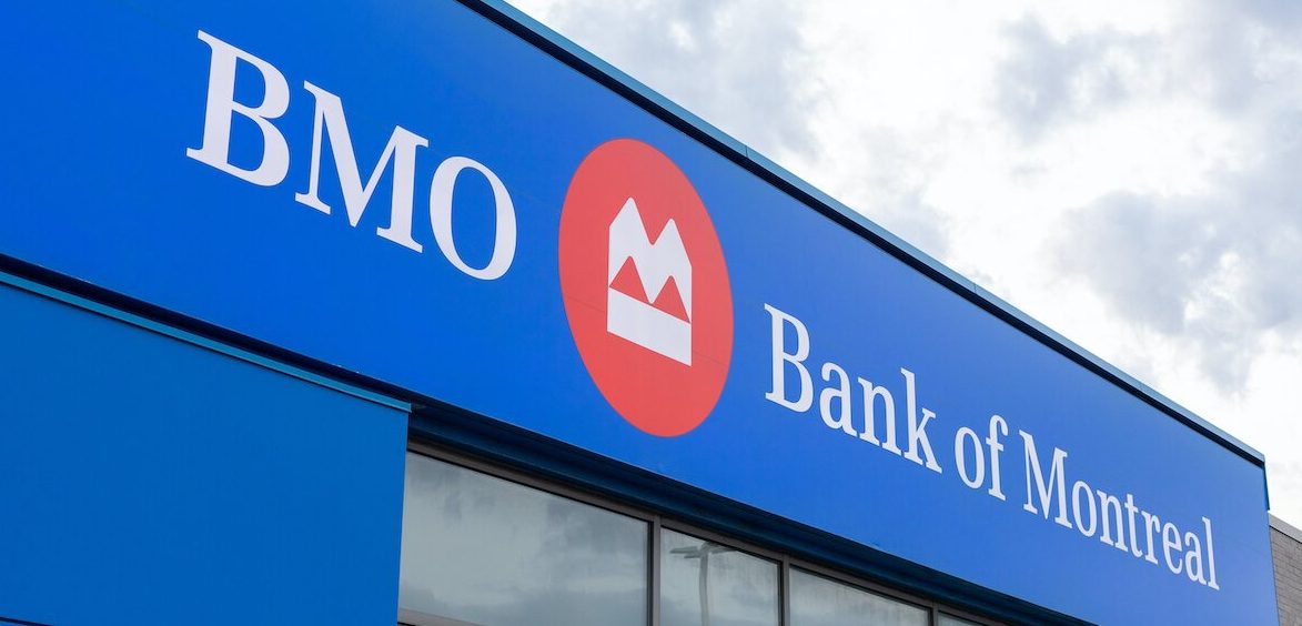 Picture of BMO building again blue sky